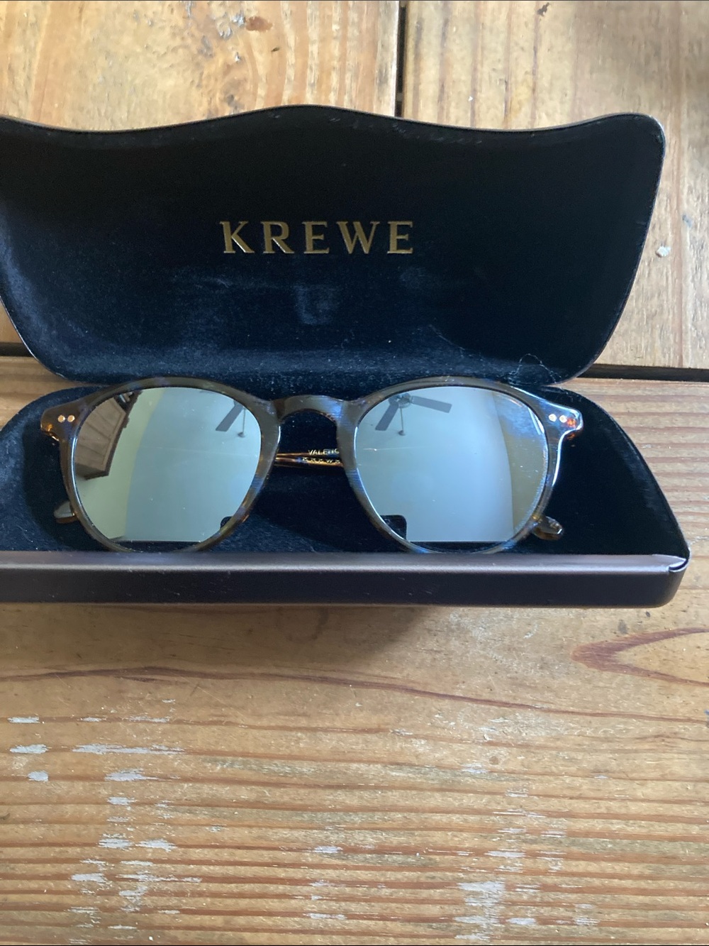 KREWE New Orleans Valence sunglasses with case